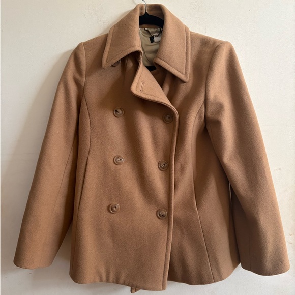 J. Crew Women's Classic wo
 Peacoat size M. camel
EUC - Picture 3 of 3